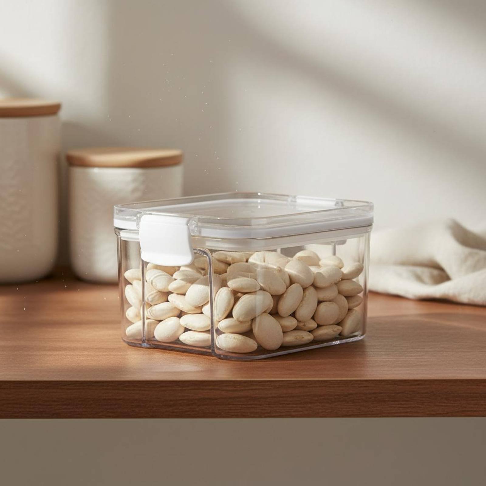 Food Storage Jars Airtight - Airtight Food Storage Container Moisture-Resistant Sealed