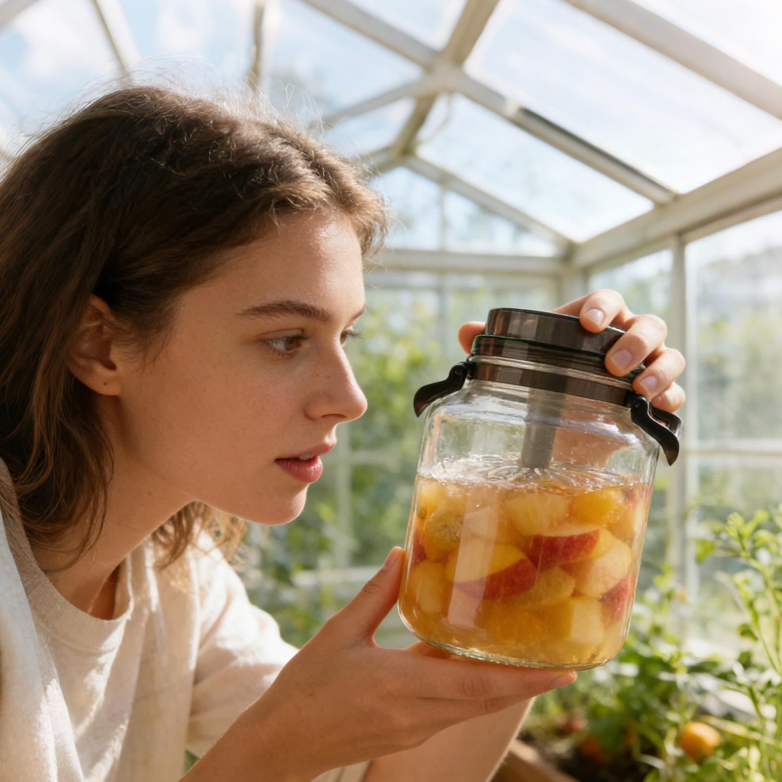Food Storage Jars Airtight - Pickle Jar 5L Airtight Round Storage
