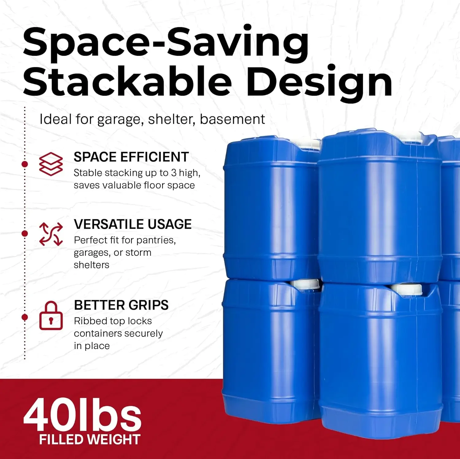 Food Storage Long Term - Legacy Food Storage Emergency Water Storage