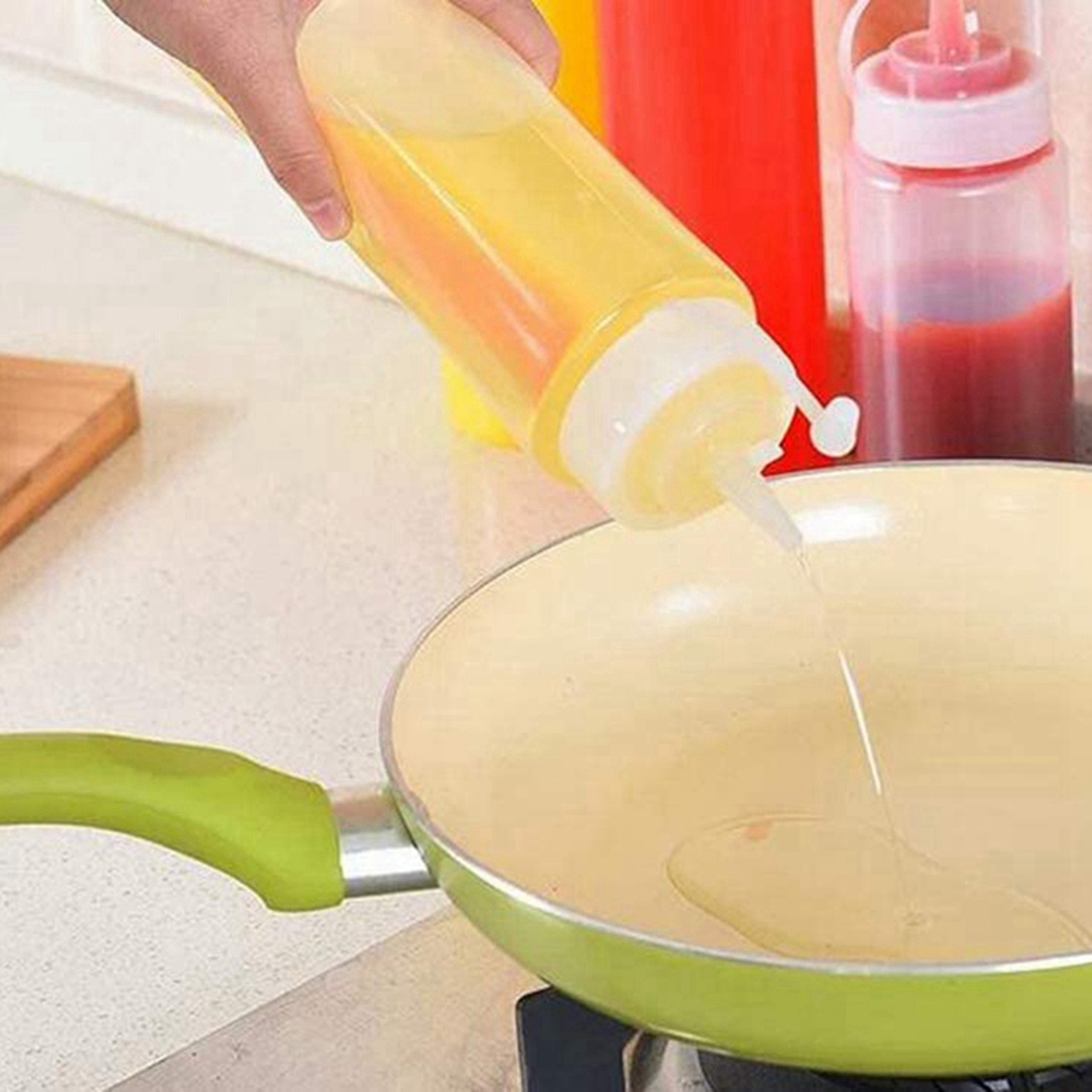Condiment Squeeze Bottle - ABGE-24 Pack 8 Oz Squeeze Squirt