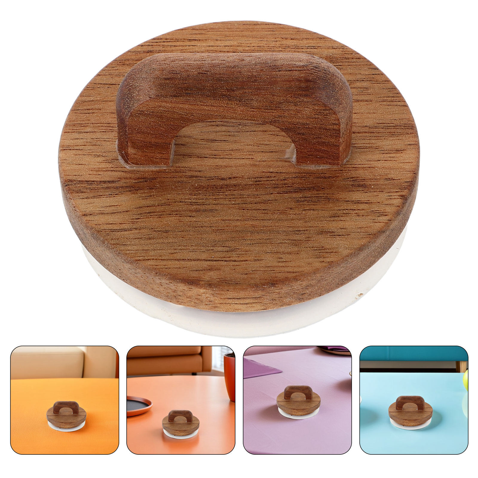 Food Storage Jars Airtight - 2Pcs Airtight Wood Wide Mouth Jar