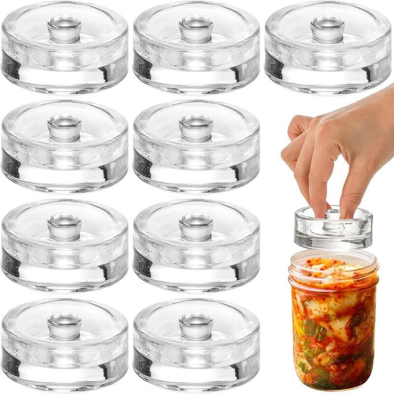 Food Storage Jars With Lids - Wide Mouth Fermentation Weight Lid Household