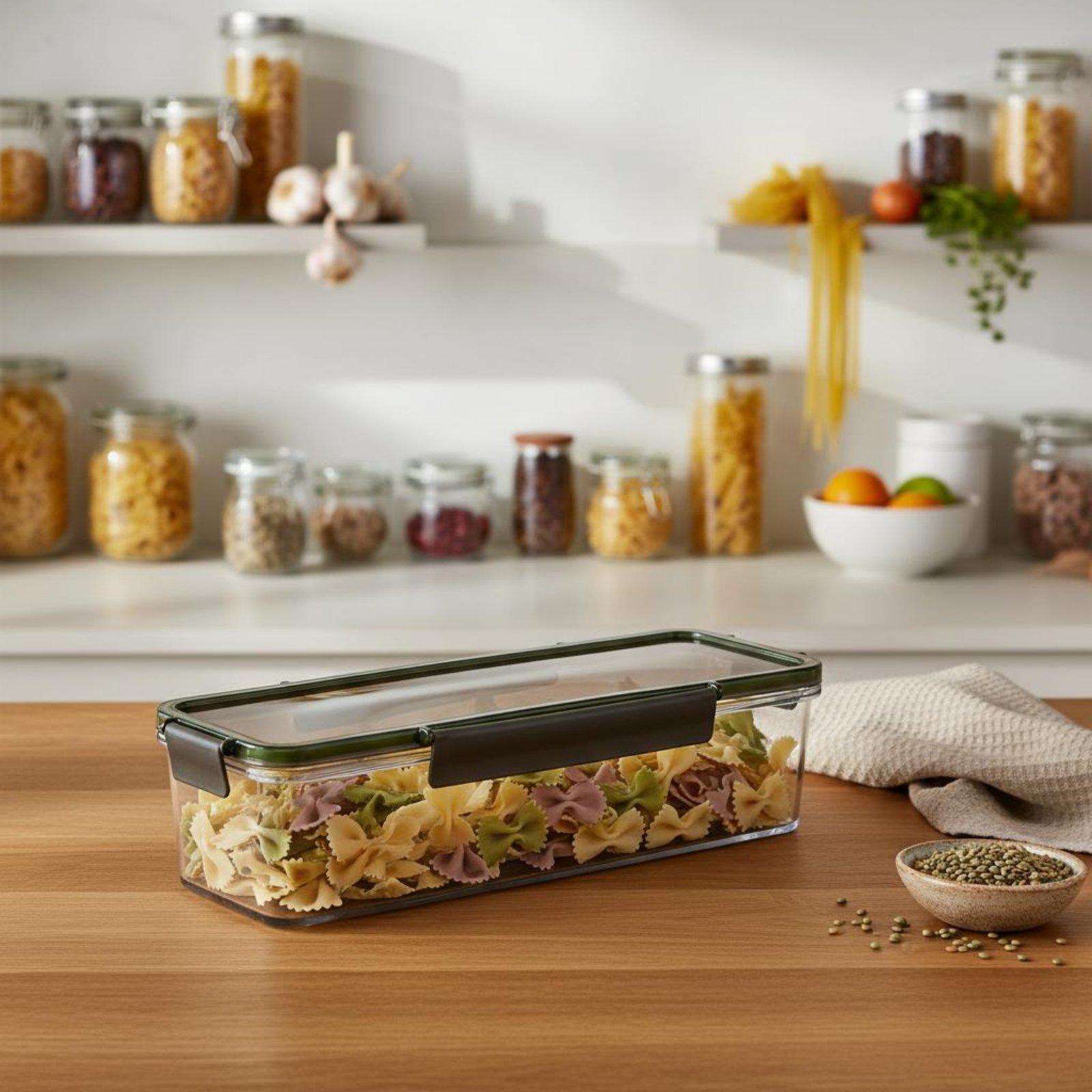 Food Storage Long Term - Kitchen Noodle Canister with Silicone Gasket