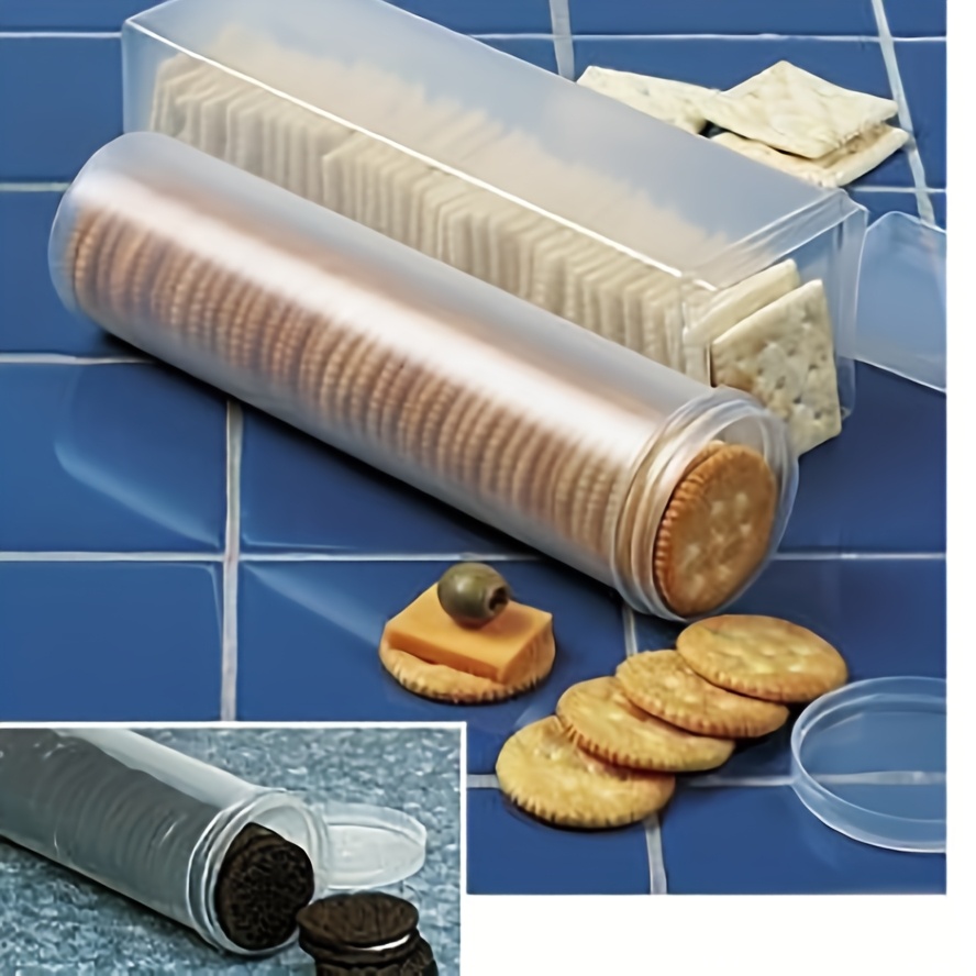 Food Storage Jars Plastic - Clear Rectangular Sealed Food Storage Container