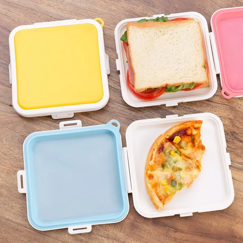Food Storage Hot - 1pc Portable Sandwich Crisper Toast Storage