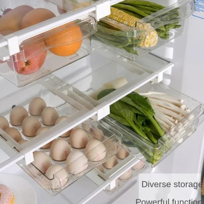 Hanging Pull Out Fridge Drawer - Food Storage Drawers ulasan dan harga