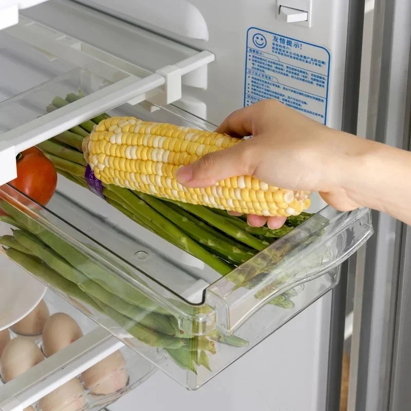 Hanging Pull Out Fridge Drawer - Food Storage Drawers ulasan dan harga