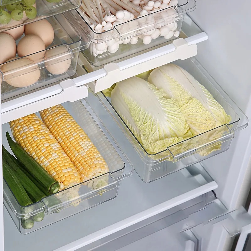 Hanging Pull Out Fridge Drawer - Food Storage Drawers ulasan dan harga