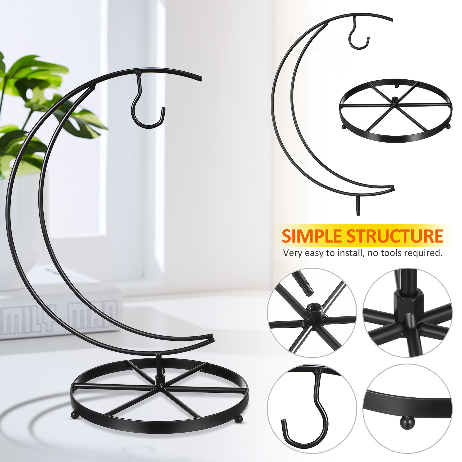 Fruit Plate Hook Metal Rack Ba - Food Storage Organizer ulasan dan harga