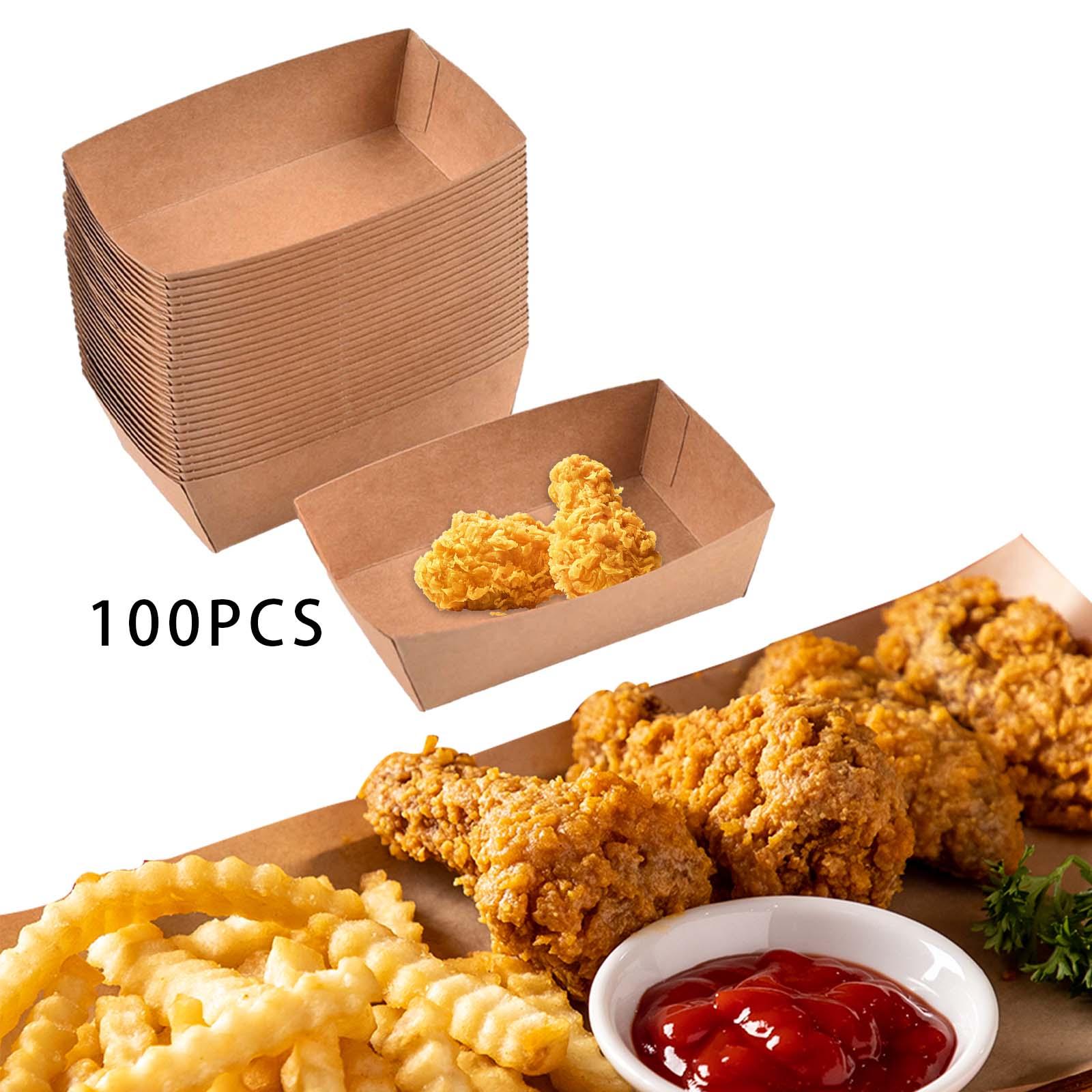 100Pcs Take Out Food Serving B - Food Storage Hot ulasan dan harga