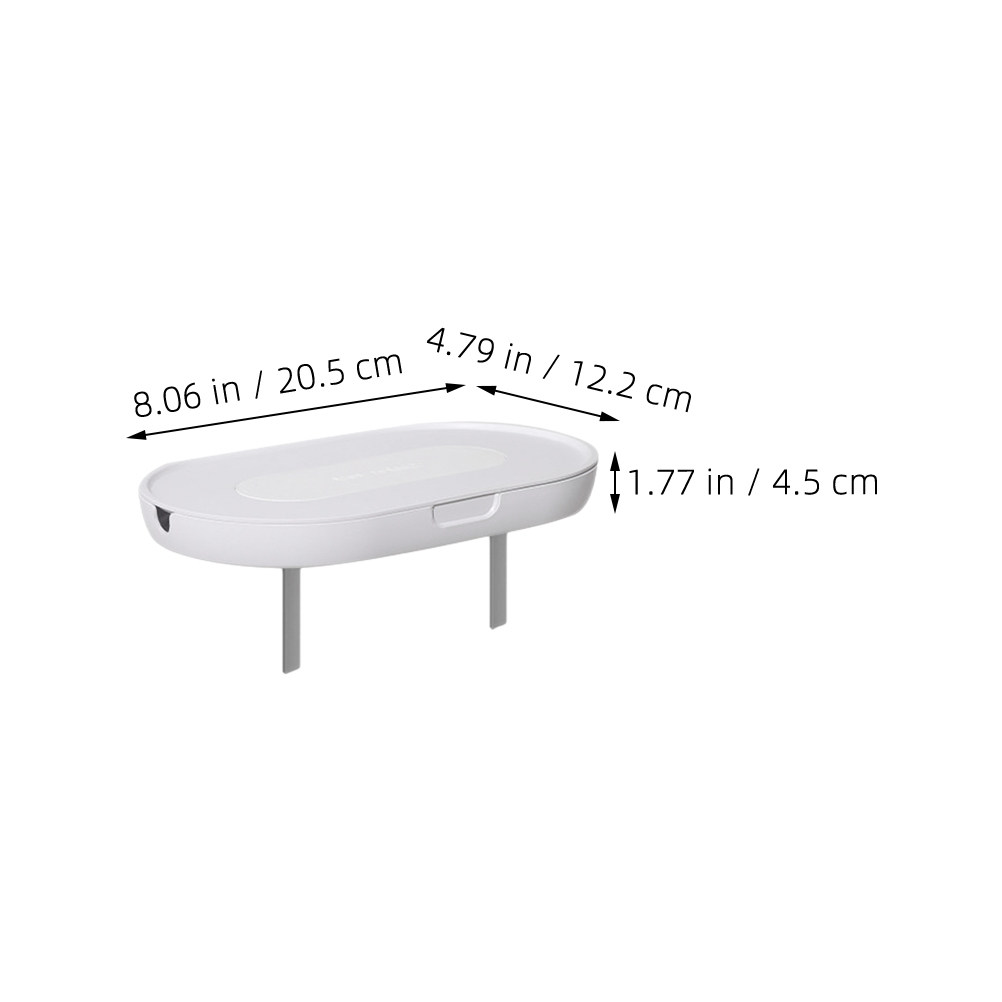 Wall Outlet Rack Detachable Pl - Food Storage Organizer ulasan dan harga