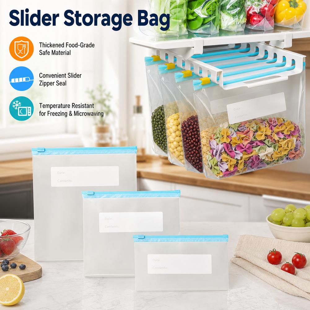 Reusable Slider Food Storage B - Food Storage Ziploc ulasan dan harga
