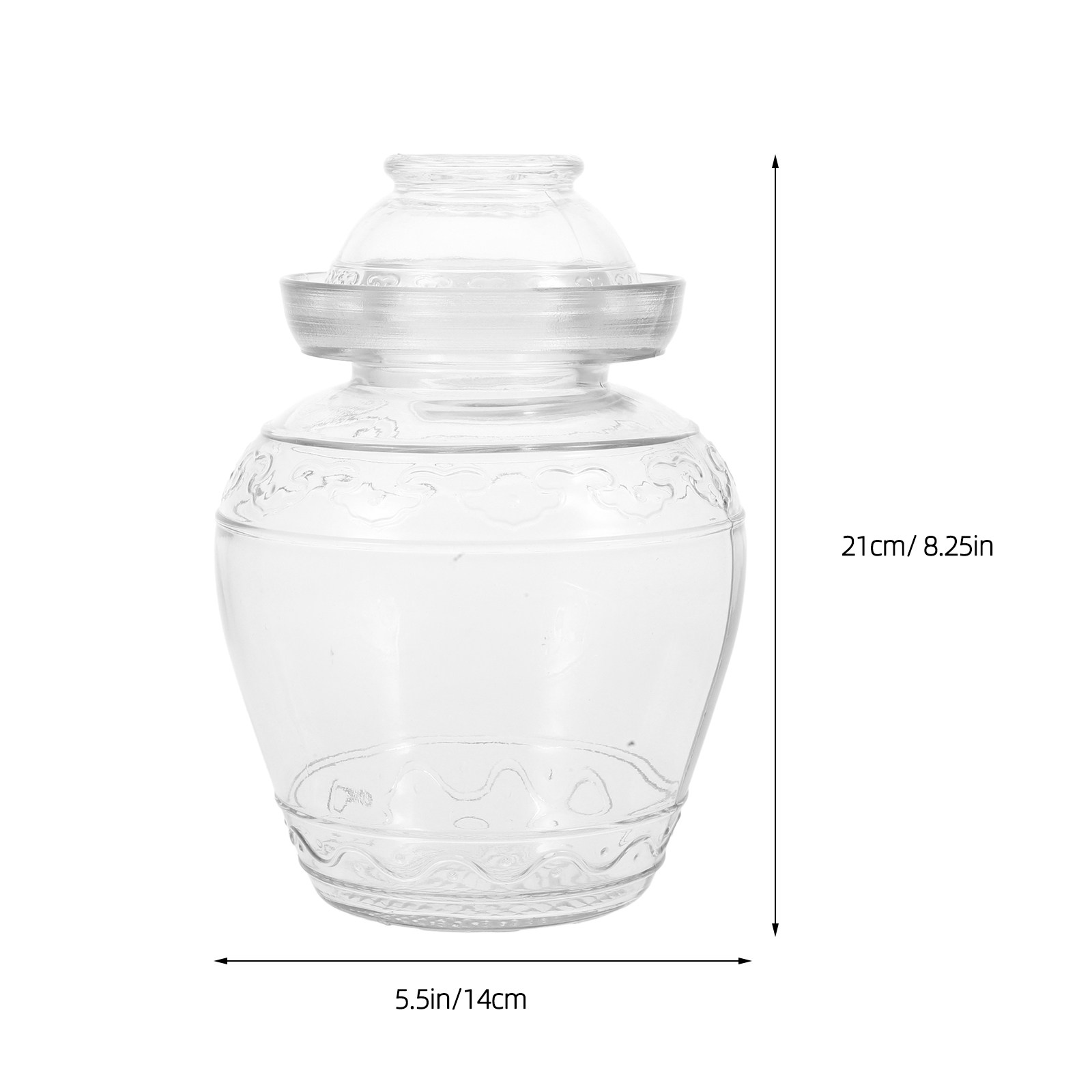 Sturdy Food Grade Glass Pickle - Food Storage Long Term ulasan dan harga