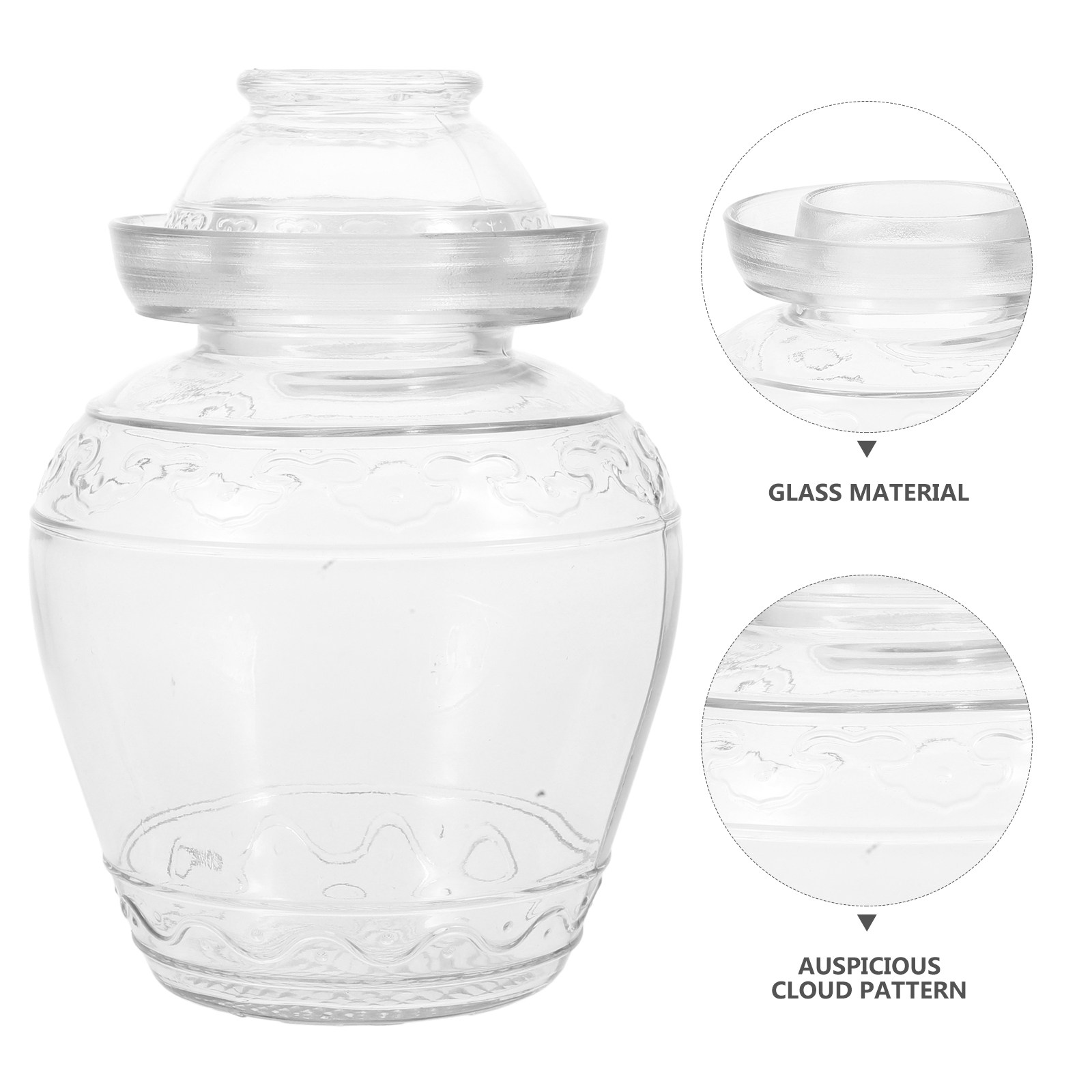 Sturdy Food Grade Glass Pickle - Food Storage Long Term ulasan dan harga