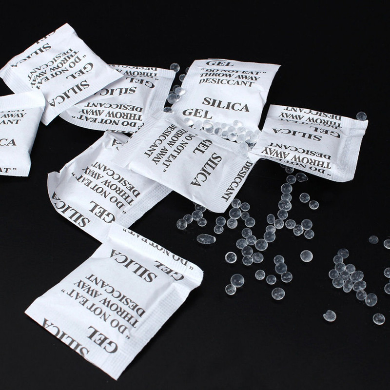 50/100 Packs Non-Toxic Silica  - Food Storage Room ulasan dan harga