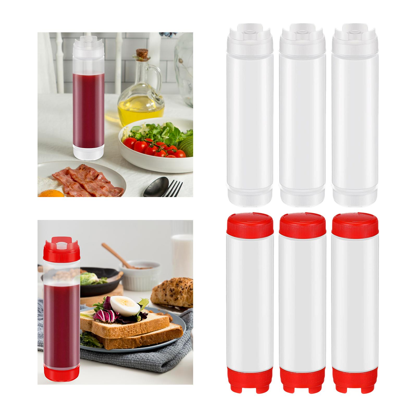 3 Pieces Condiment Squeeze Bot - Condiment Squeeze Bottle ulasan dan harga
