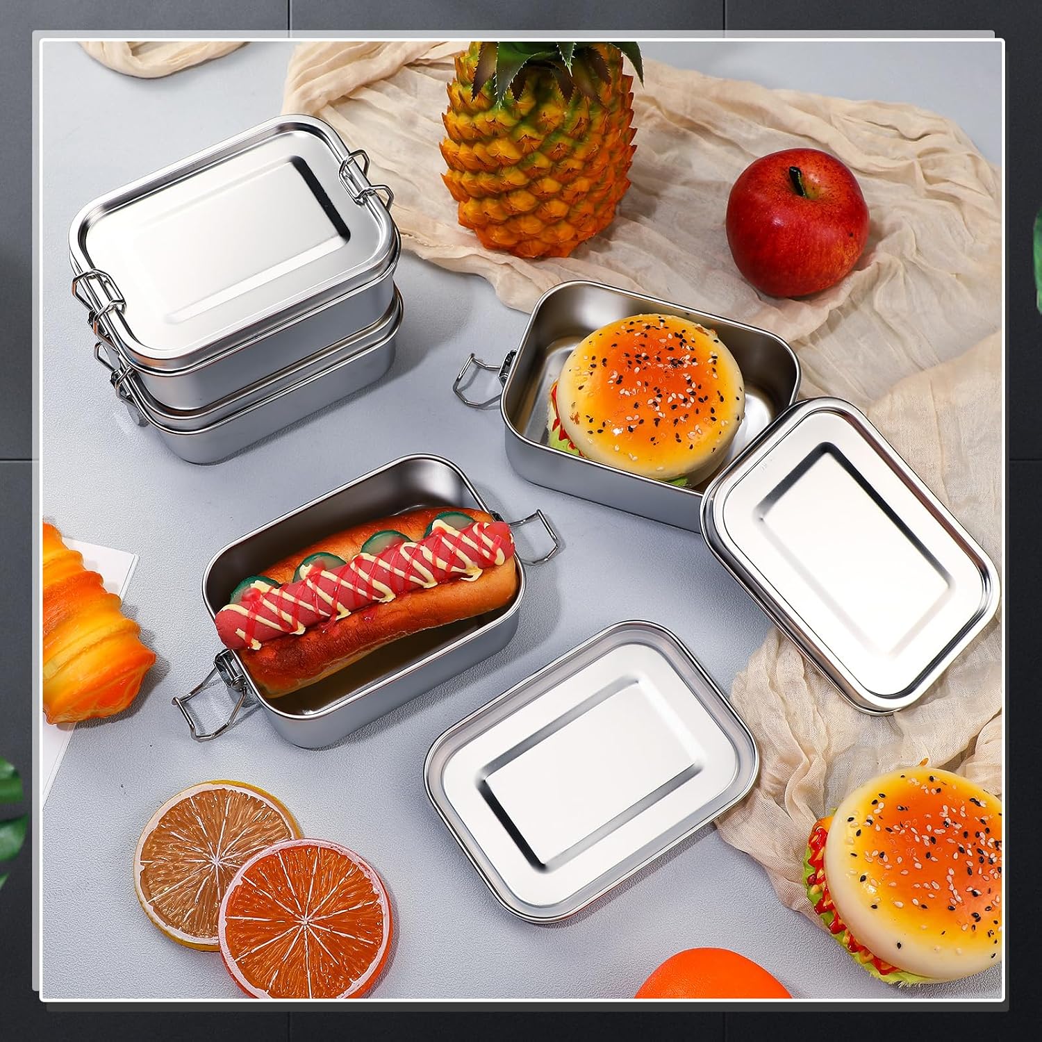 Stainless Steel Food Storage C - Food Storage Hot ulasan dan harga