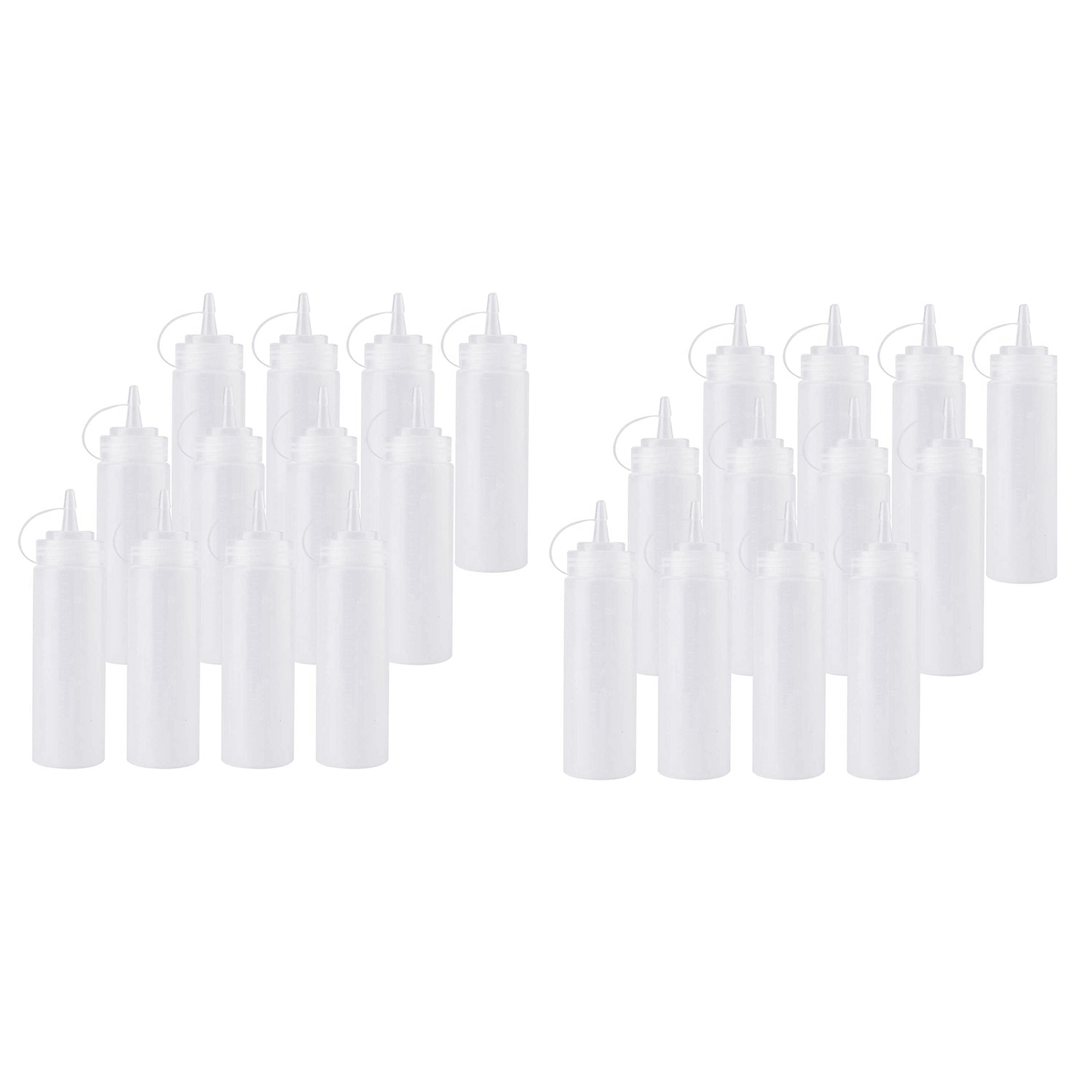 ABGE-24 Pack 8 Oz Squeeze Squi - Condiment Squeeze Bottle ulasan dan harga