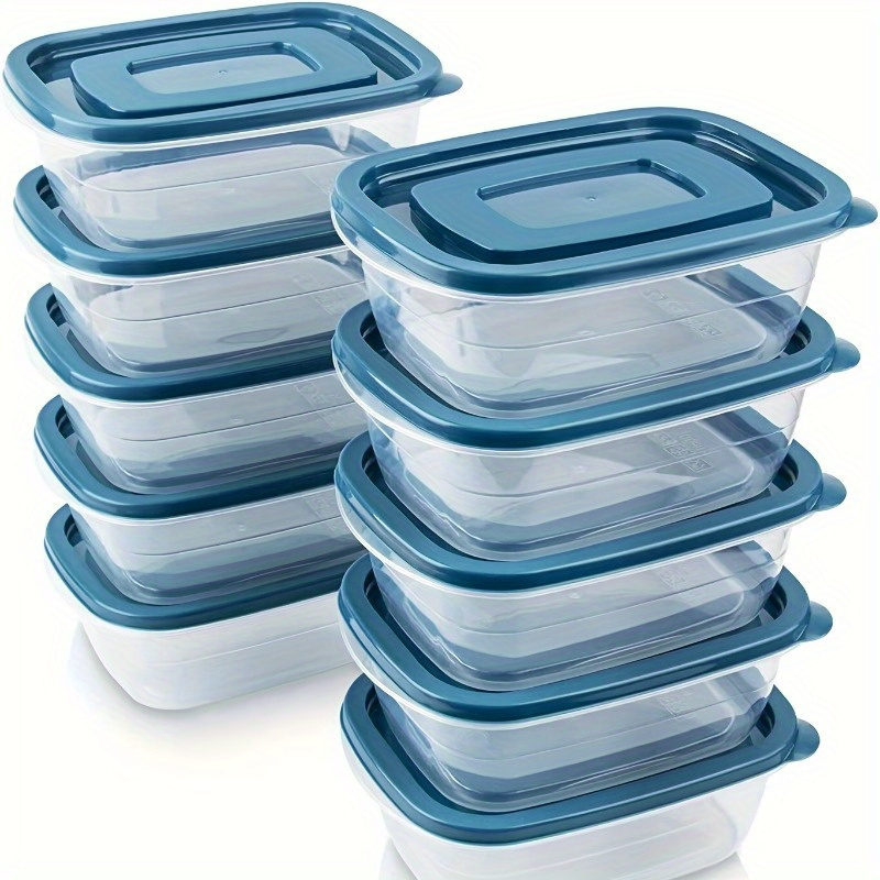 A Set of 6 Transparent Stackab - Food Storage Jars Plastic ulasan dan harga