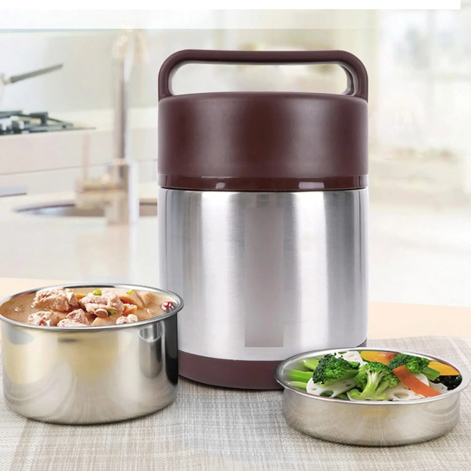 bento lunch box for adults Lar - Food Storage Large ulasan dan harga