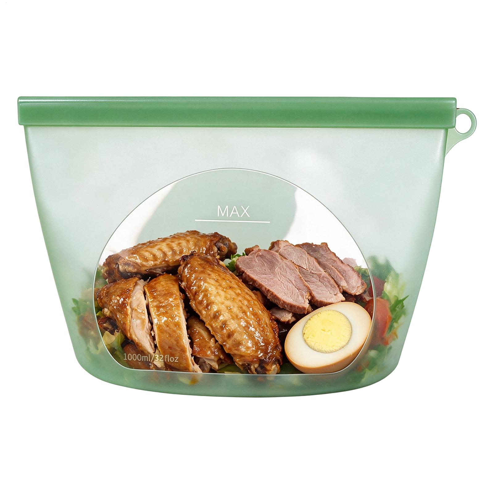 Silicone Food Storage Bags 100 - Food Storage Ziploc ulasan dan harga