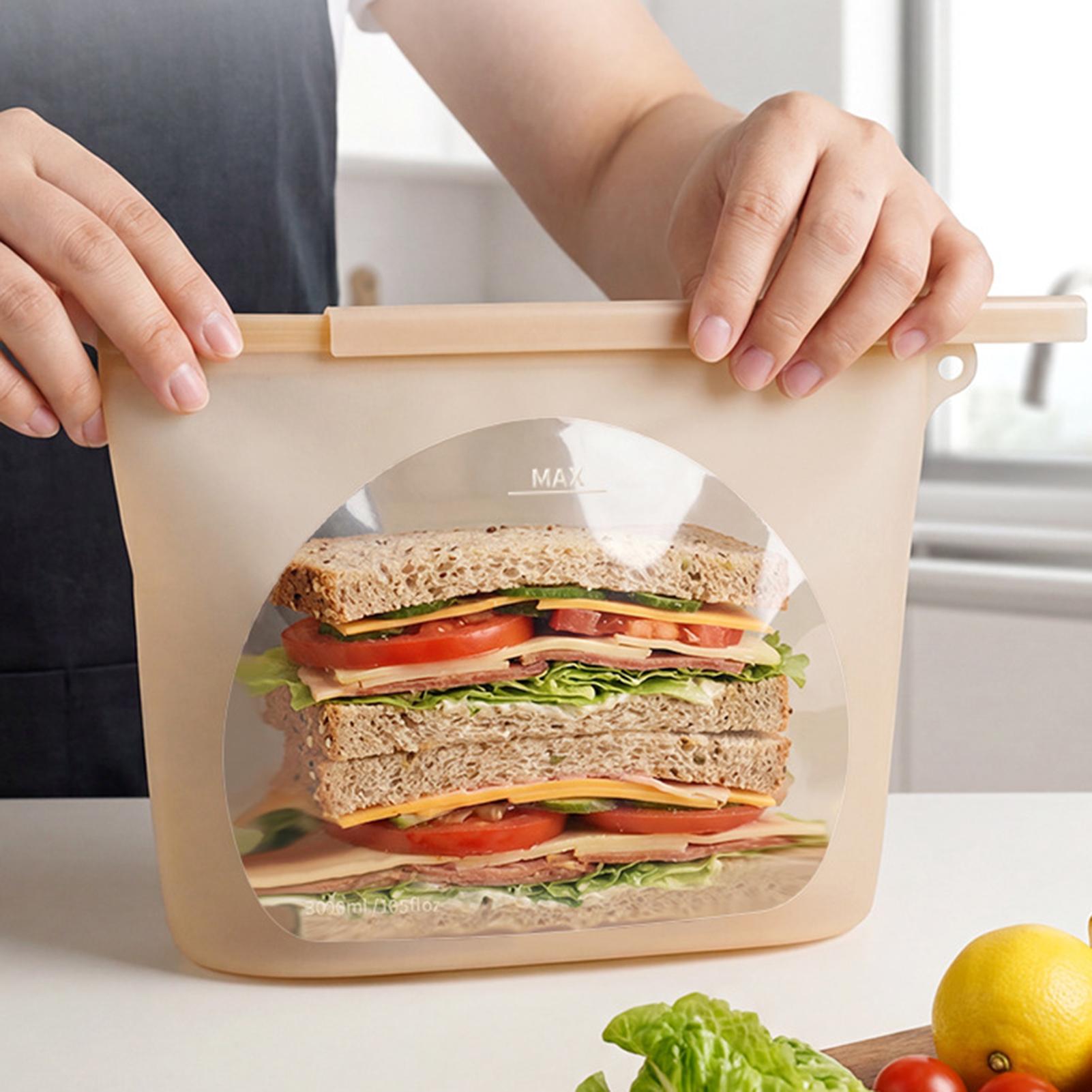 Silicone Food Storage Bags 100 - Food Storage Ziploc ulasan dan harga
