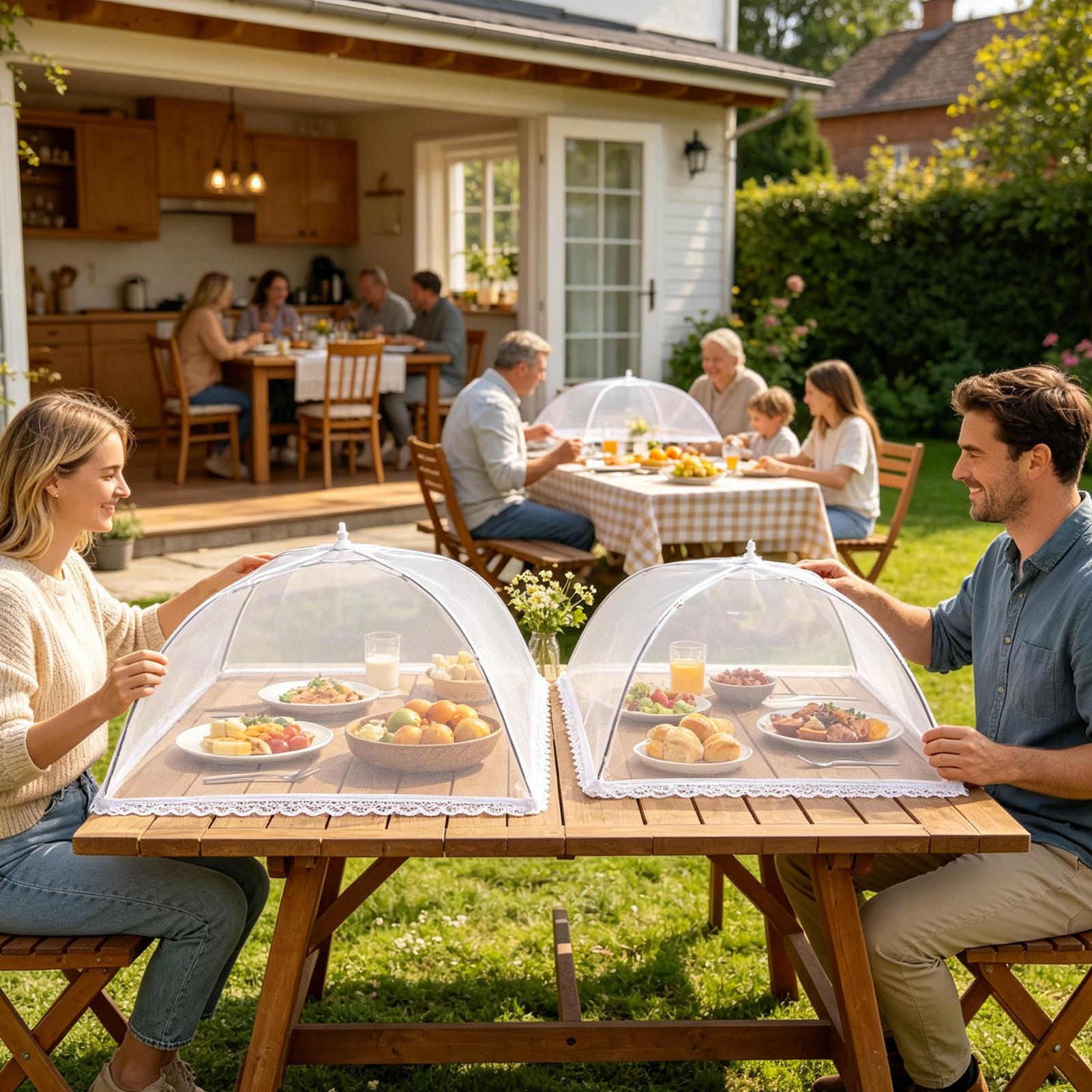 Foldable Mesh Food Cover Breat - Food Storage Long Term ulasan dan harga