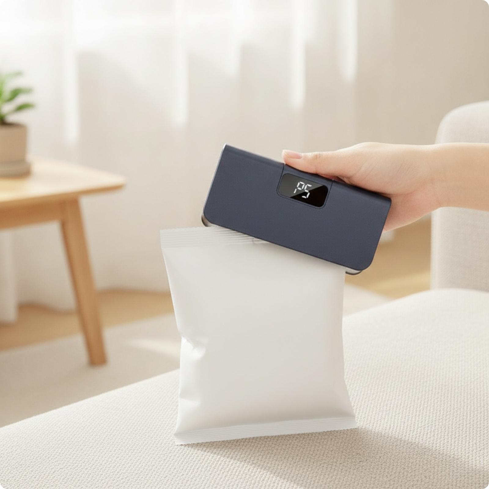 Bag Sealer with Digital Displa - Food Storage Roll Bags ulasan dan harga