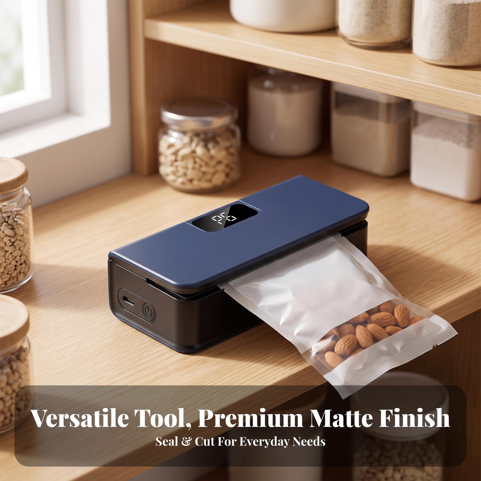 Bag Sealer with Digital Displa - Food Storage Roll Bags ulasan dan harga