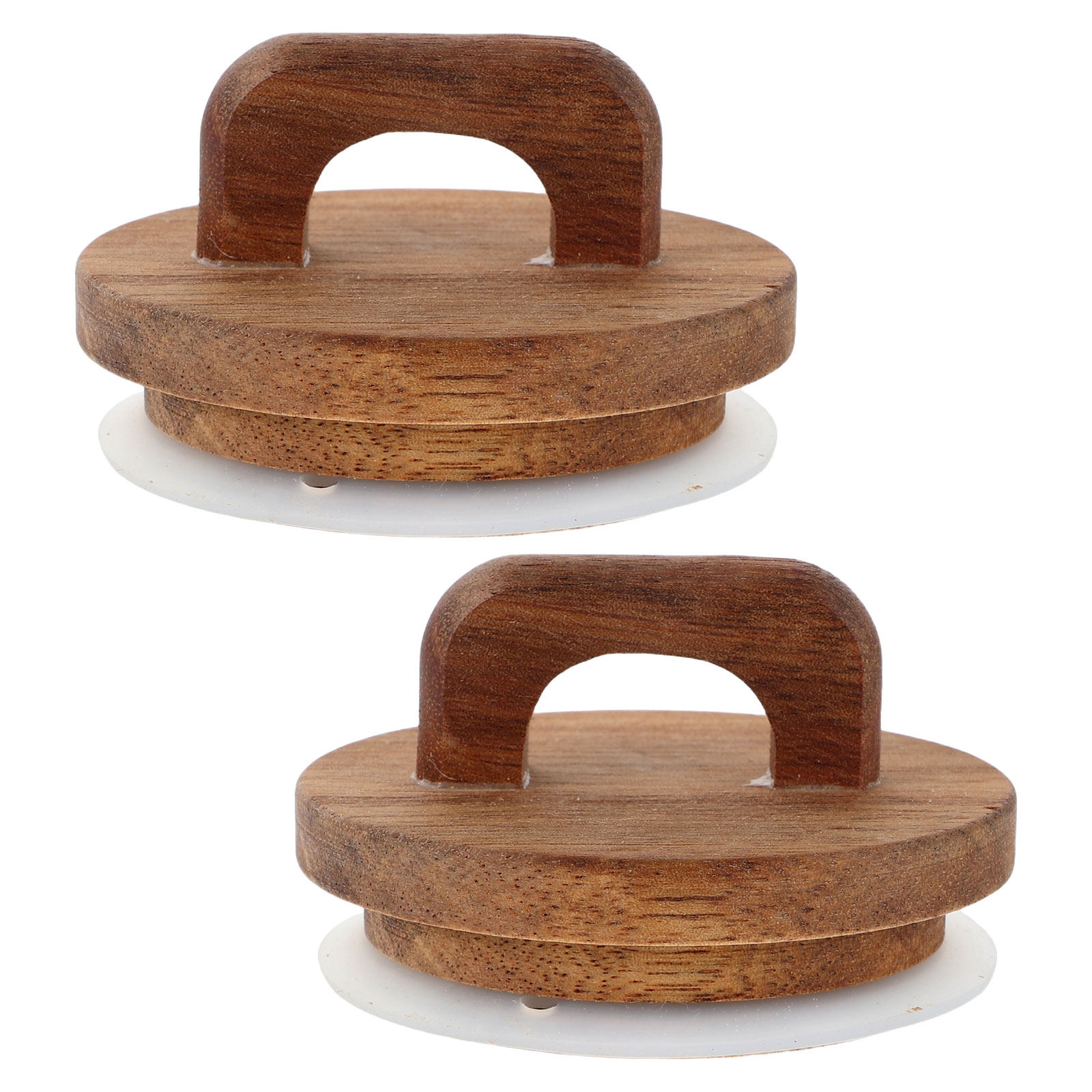 2Pcs Airtight Wood Wide Mouth  - Food Storage Jars Airtight ulasan dan harga