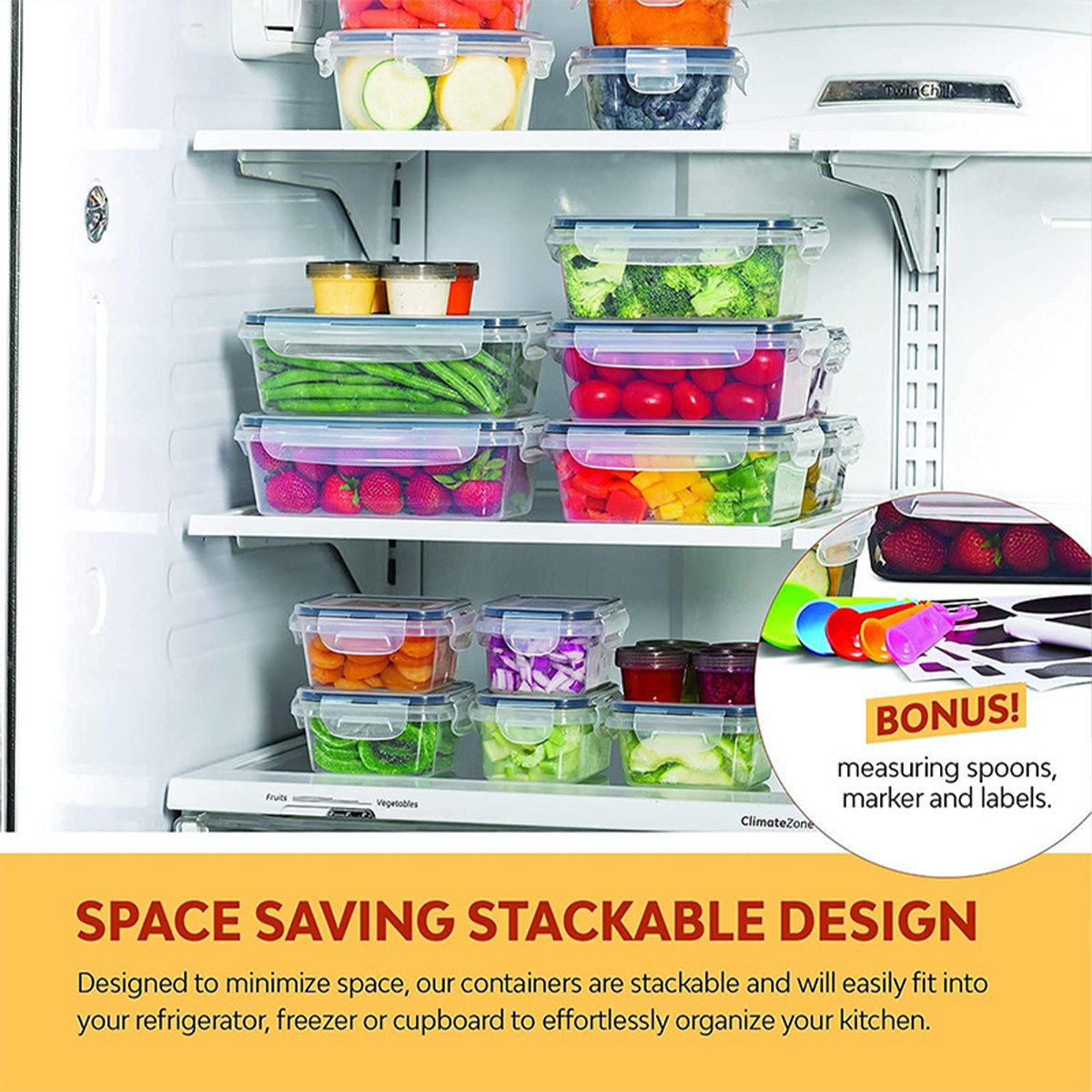 24Pcs/set Food Storage Box Set - Food Storage Vegetables ulasan dan harga