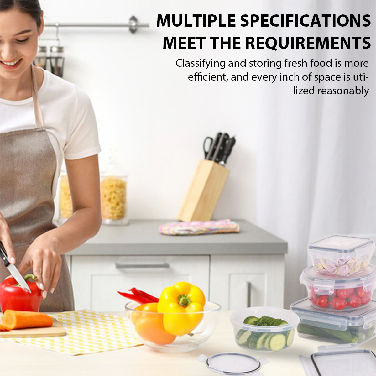 24Pcs/set Food Storage Box Set - Food Storage Vegetables ulasan dan harga