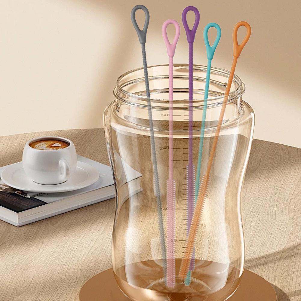 2PCS 25cm Silicone Straw Brush - Food Storage Long Term ulasan dan harga