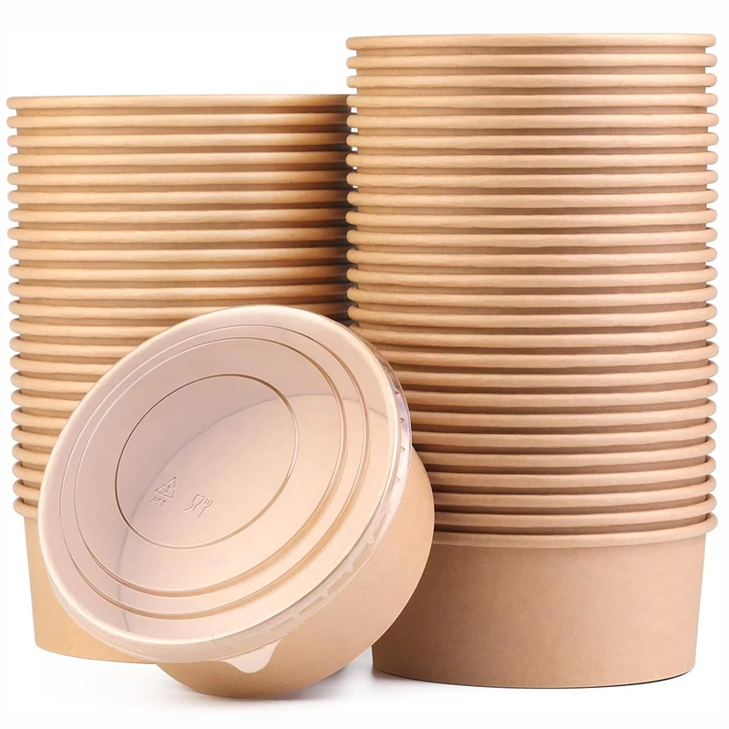 15pcs Kraft Paper Bowls, Fruit - Food Storage Hot Box ulasan dan harga