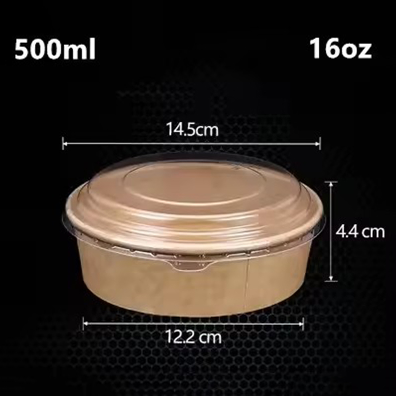 15pcs Kraft Paper Bowls, Fruit - Food Storage Hot Box ulasan dan harga
