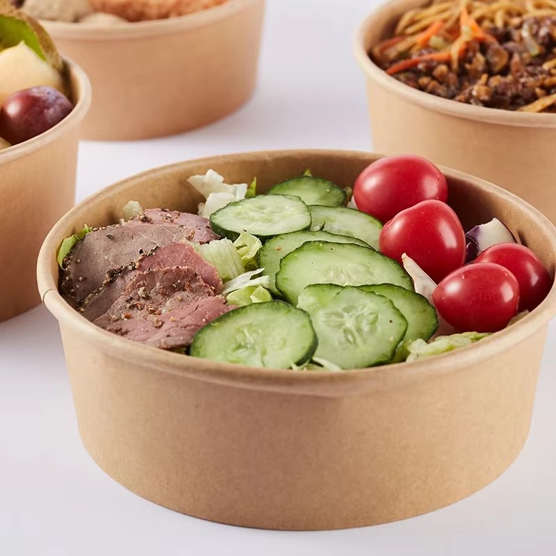 15pcs Kraft Paper Bowls, Fruit - Food Storage Hot Box ulasan dan harga