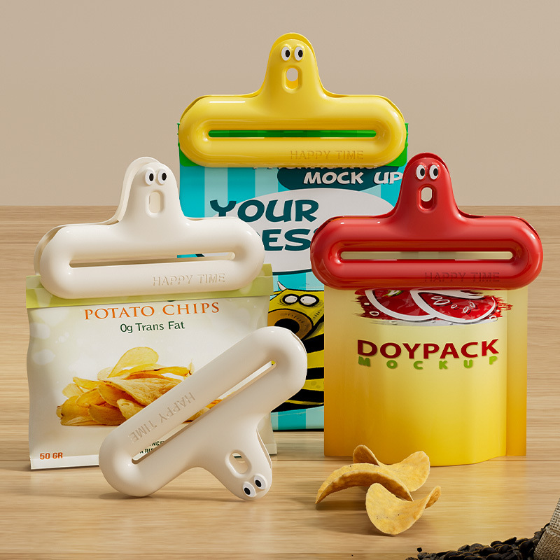 1/4 cartoon sealing clip moist - Food Storage Roll Bags ulasan dan harga