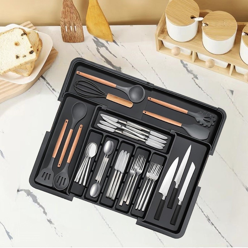 Retractable Drawer Storage Tra - Food Storage Drawers ulasan dan harga
