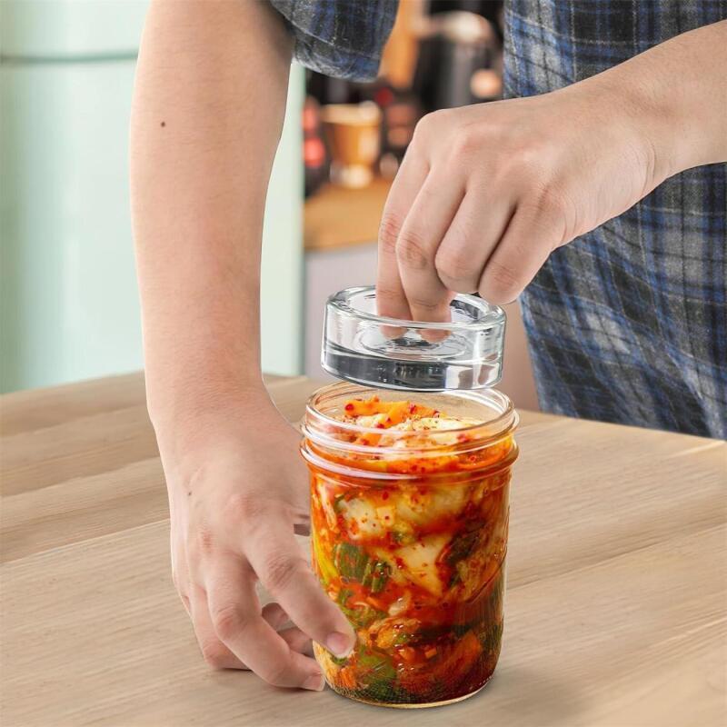 Wide Mouth Fermentation Weight - Food Storage Jars With Lids ulasan dan harga