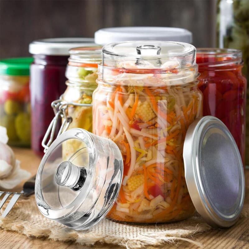 Wide Mouth Fermentation Weight - Food Storage Jars With Lids ulasan dan harga