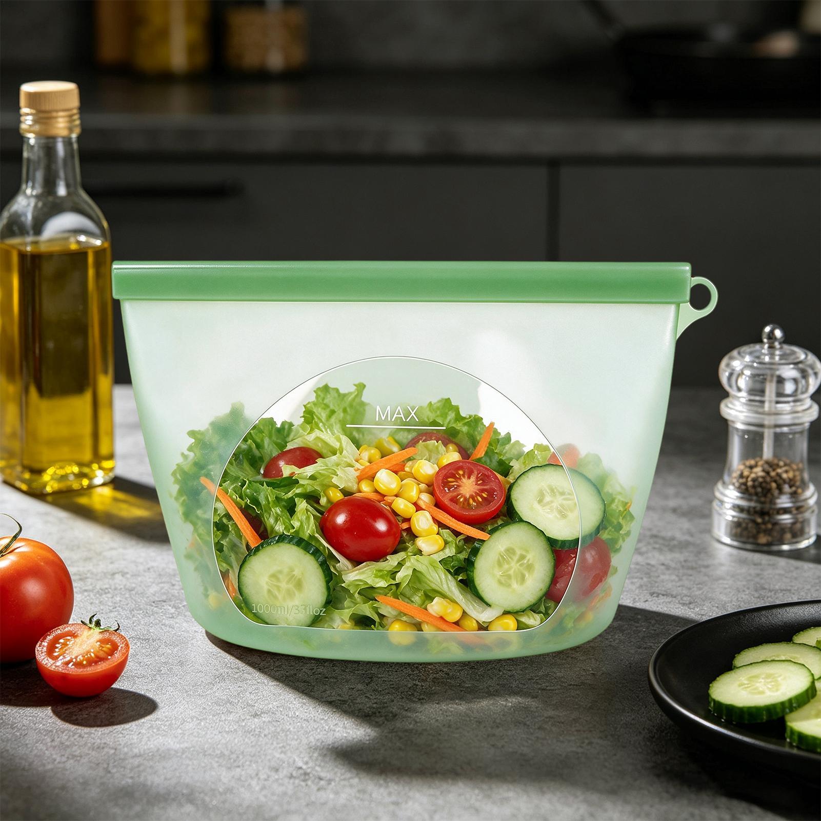 Reusable Food Storage Bags Lea - Food Storage Ziploc ulasan dan harga