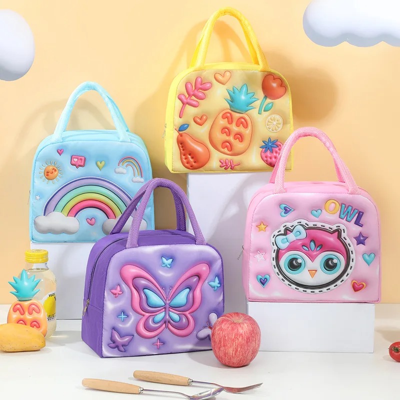 Children's Lunch Box Bag 3D Ca - Food Storage Roll Bags ulasan dan harga