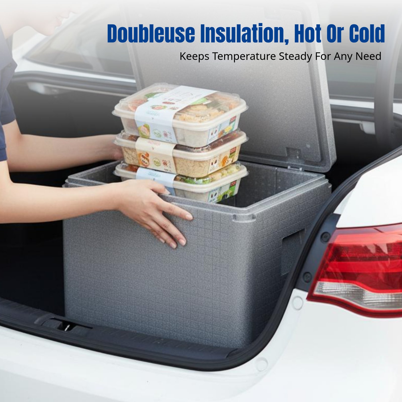 Large EPP Foam Cooler Box, Foo - Food Storage Hot Box ulasan dan harga