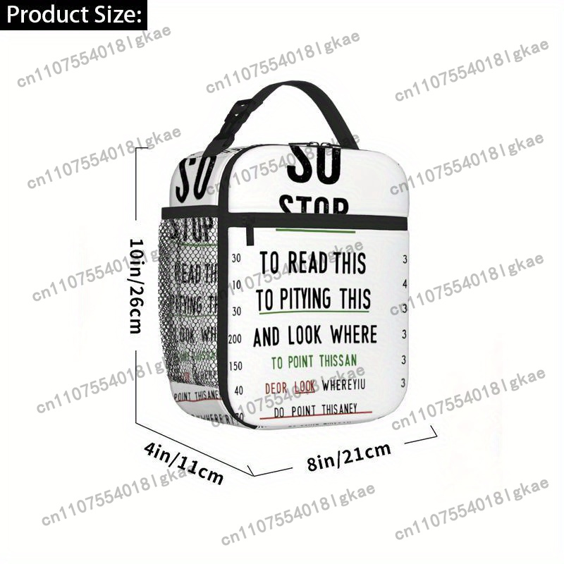 1pc, Eye Chart Humor Printed T - Food Storage Chart ulasan dan harga