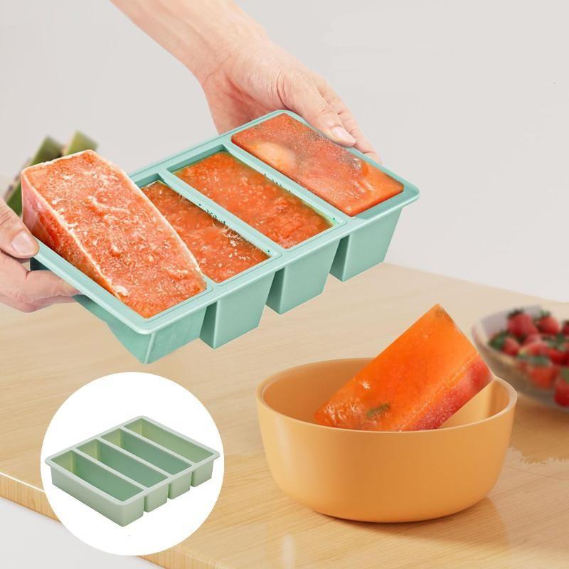 Extra Large Silicone Food Tray - Food Storage Large ulasan dan harga