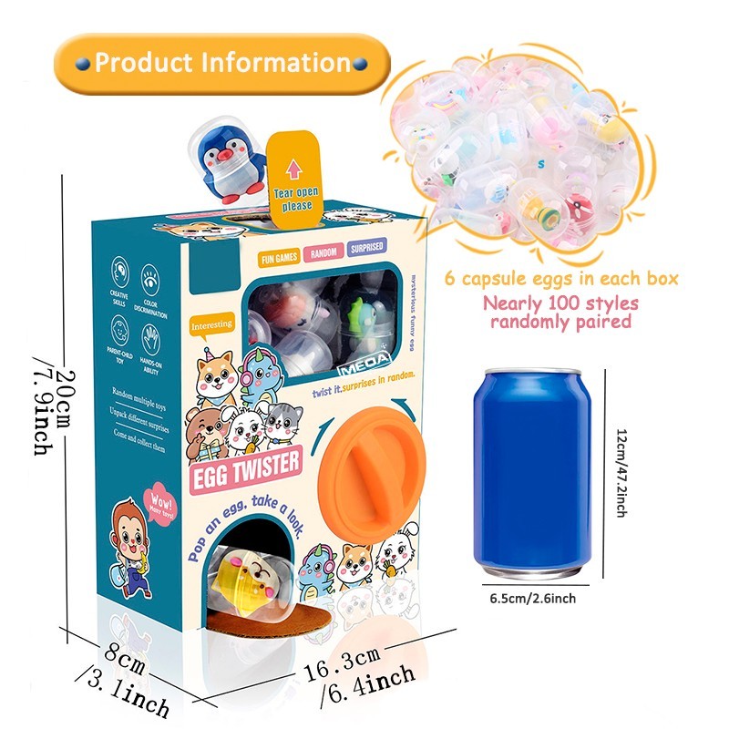 Popular Kids Toys Gachapon Mac - Food Storage Eggs ulasan dan harga