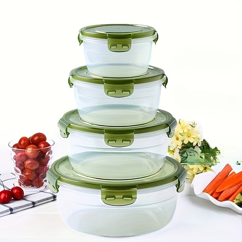 4 Plastic Food Storage Contain - Food Storage Jars Plastic ulasan dan harga