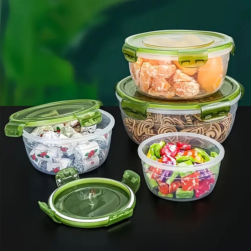 4 Plastic Food Storage Contain - Food Storage Jars Plastic ulasan dan harga