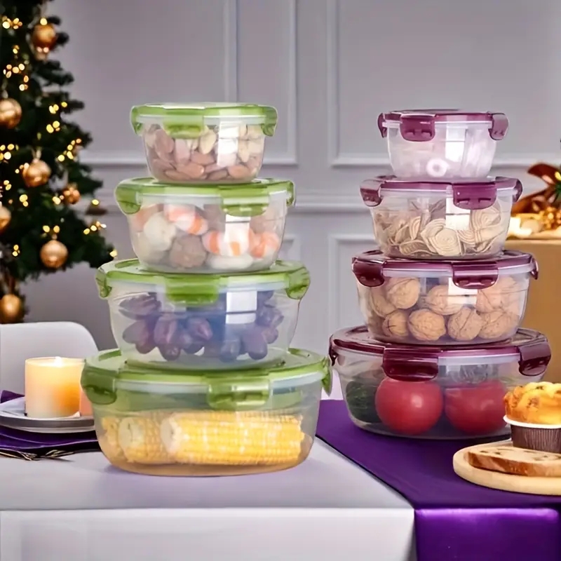 4 Plastic Food Storage Contain - Food Storage Jars Plastic ulasan dan harga