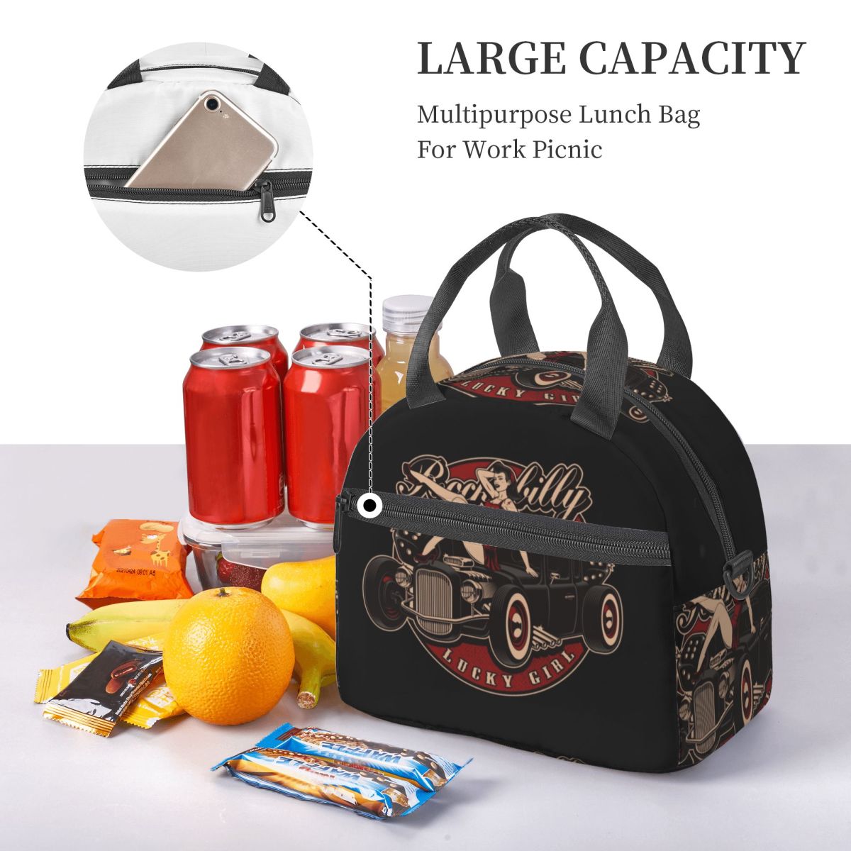 Rockabilly Hot Rod Pin Up Insu - Food Storage Hot Box ulasan dan harga